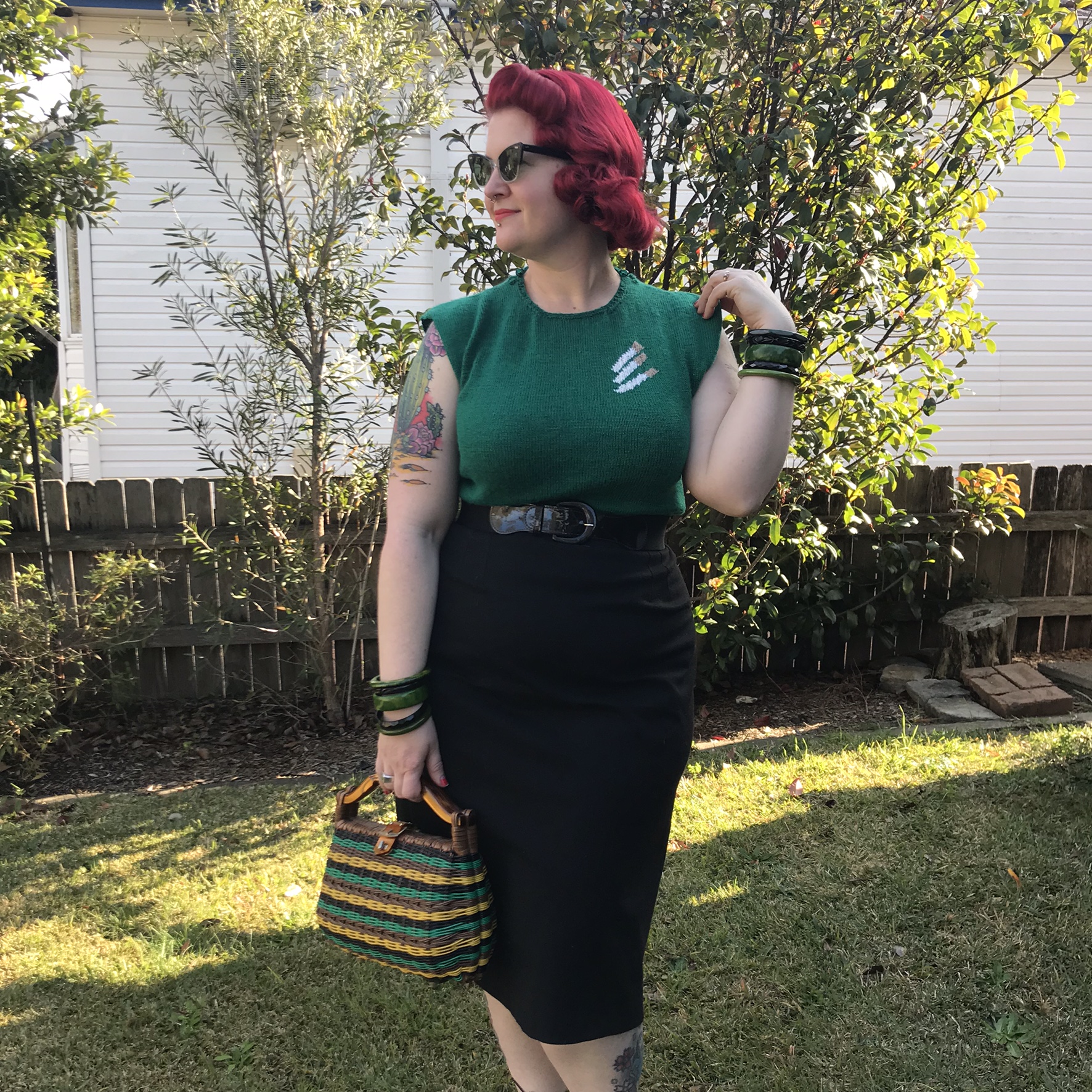 vintage knitting pattern patterns free 1940s 1950s hollywood knits rockabilly novelty sweater