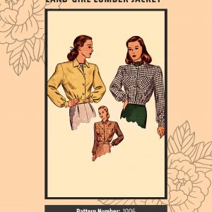 1940s sewing patterns lumber jacket eisenhower womens land girl