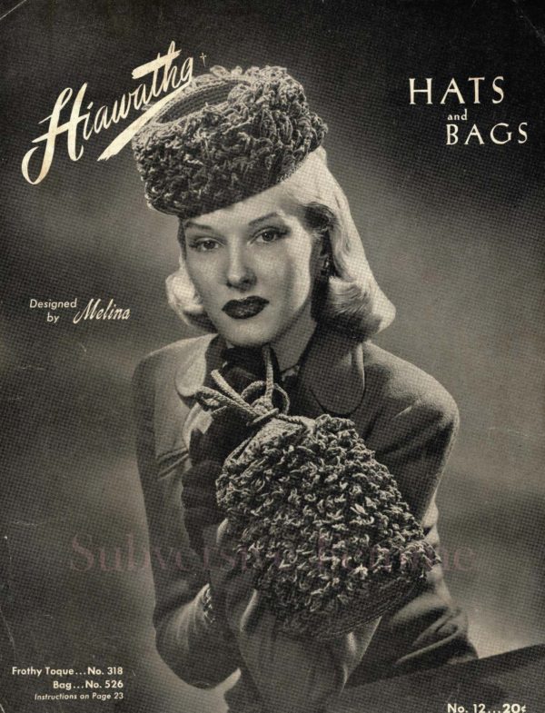 millinery patterns hat making 1940s crochet knitting