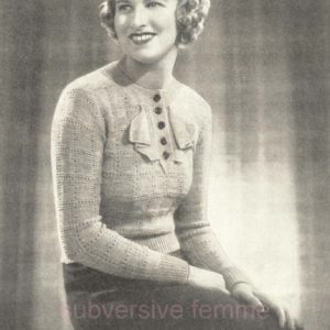 vintage 1930s knitting pattern weldons