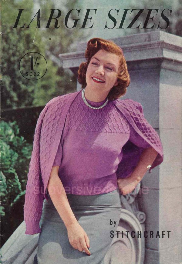 1940s Stitchcraft Large Sizes 22