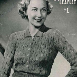 womans weekly knitting patterns vintage 1930s