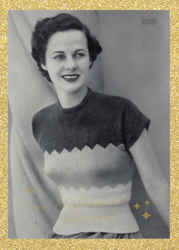vintage knitting patterns 1950s 1940s denise patons 323