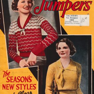 1930s vintage knitting patterns fashion