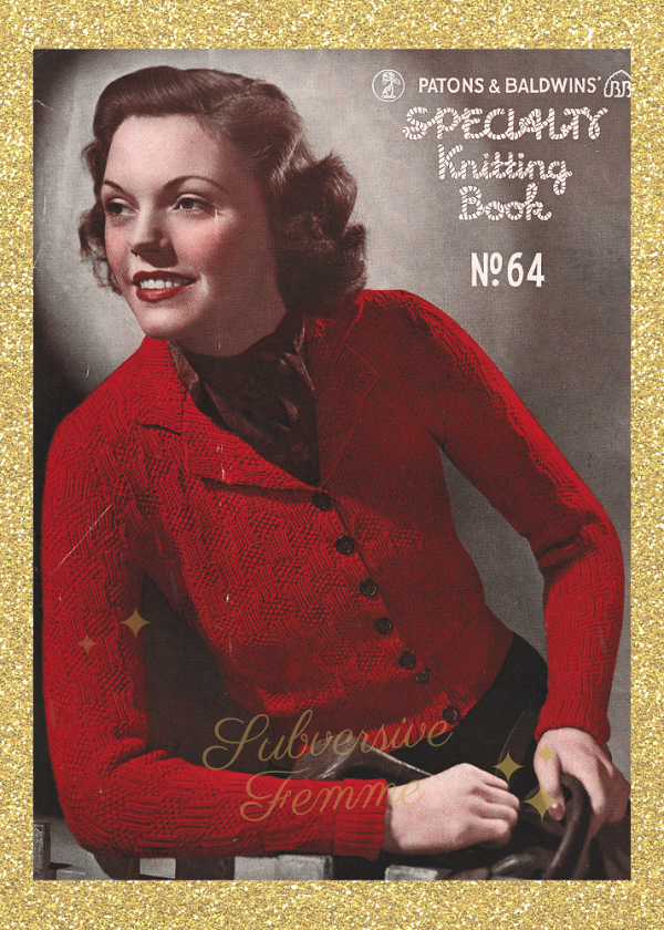 vintage knitting patterns 1930s