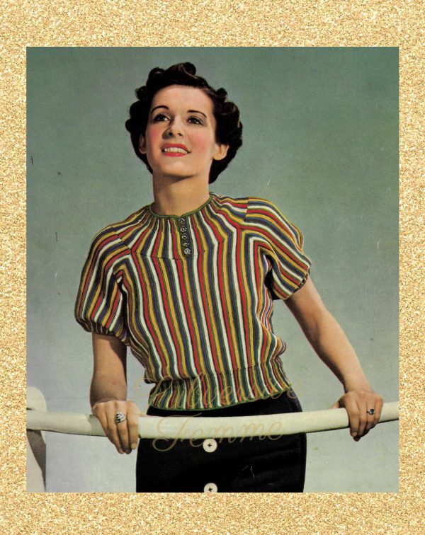 stitchcraft magazine 1930s knitting patterns sideways