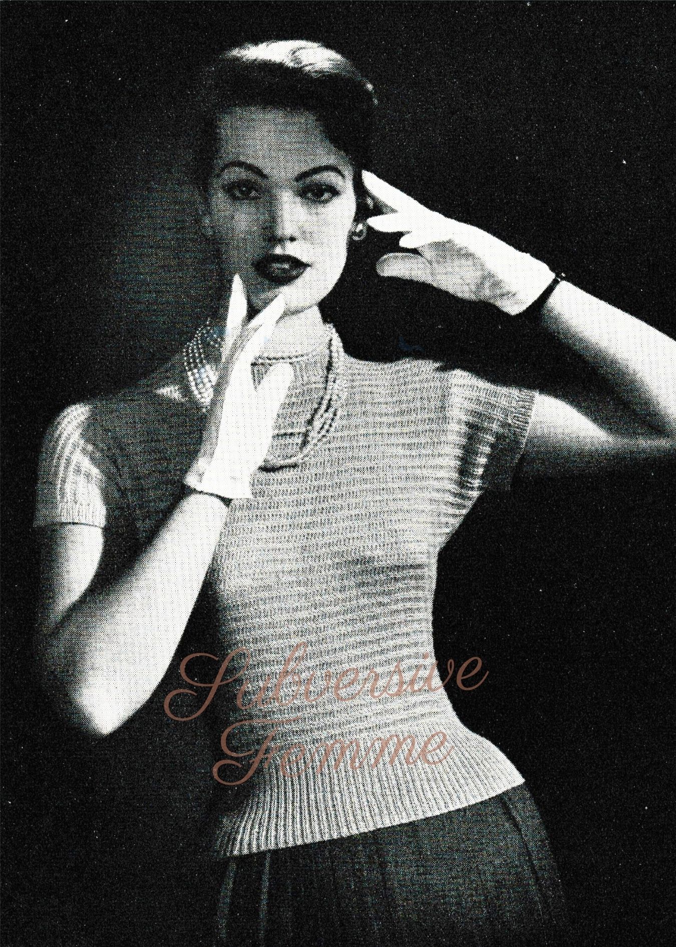 1950s free vintage knitting patterns