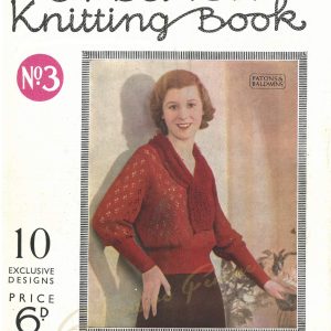 1930s vintage knitting patterns patons and baldwins specialty knitting no 3 art deco