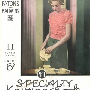Entire 1930s Patons and Baldwins Specialty Knitting No. 11