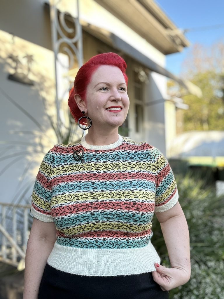 weldons 834 1950s fairisle vintage knitting pattern a stitch in time